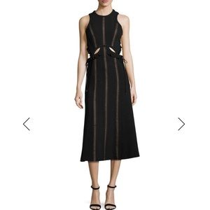 Self-Portrait sleeveless cut out midi dress NWT